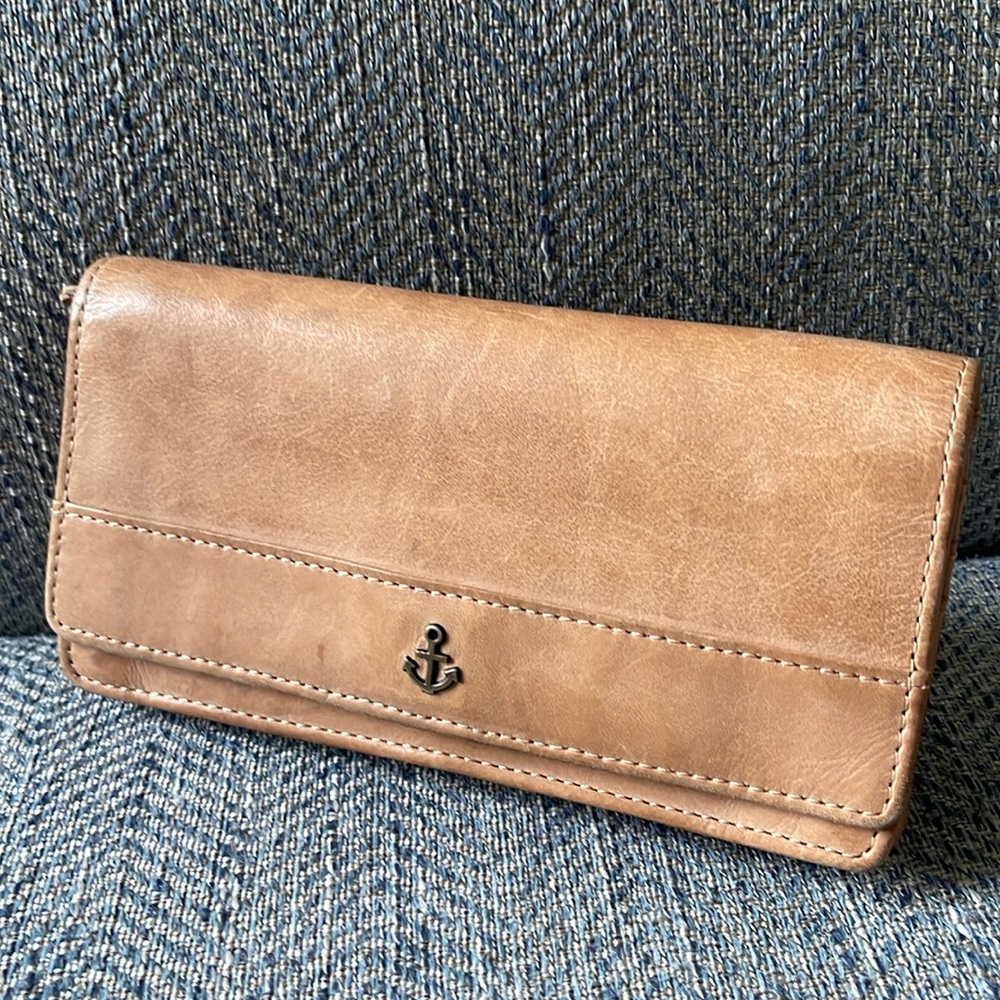 Harbour 2nd camel Leather wallet
